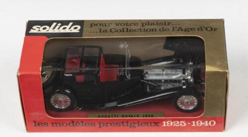 BUGATTI: A solido 1:43 scale Bugatti Royale (136) in black