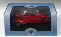 MESSERSCHMITT: A 1:18 scale OXFORD Messerschmitt KR200 Bubble Car in Rouge Sarde