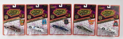 CHEVROLET: Five 1:43 scale ROAD CHAMPS Chevrolet Caprice Police die cast models (NO. 6430)&nbsp;- 'STATE POLICE SERIES' -&nbsp;cars in various United States Police liveries