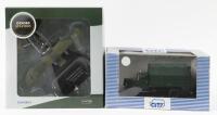 GERMAN: Two German related scale models. 1:72 scale OXFORD AVIATION Henschel Hs 123A-1 Flugzeugfuhrerschule Training Unit 1941 (AC040) in German military colours & CITY OPEL BLITZ 3.5 TON CARGO LOW CANVAS COVERED TRUCK (CL001B)&nbsp;in dark green