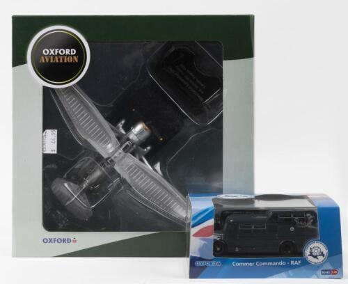 AVIATION: Two models related to aviation. OXFORD AVIATION Westland Lysander MKI 416, Malton NSC Factory Canada, August 1939 & OXFORD 1:76 scale Commer Commando RAF