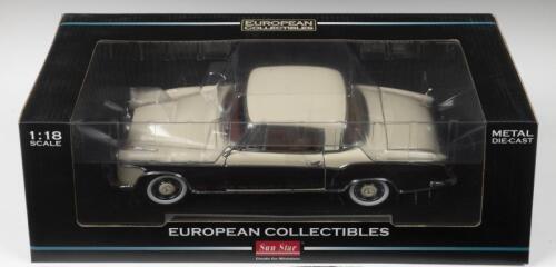 MERCEDES-BENZ: A Sun Star 1:18 scale 1958 MERCEDES-BENZ 220 SE COUPE