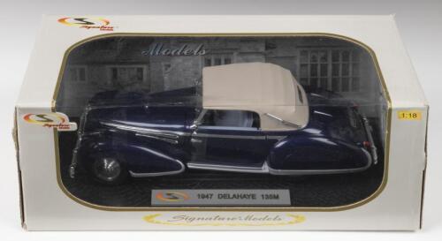 DELAHAYE: A Signature Models 1:18 scale 1947 DELAHAYE 135M