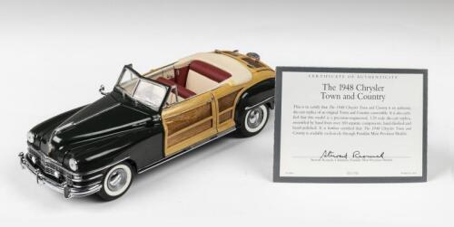 CHRYSLER: A Franklin Mint 1:24 scale 1948 CHRYSLER TOWN & COUNTRY
