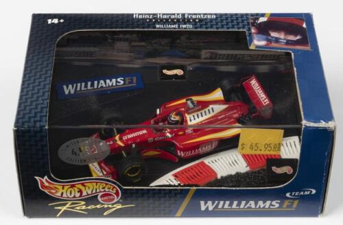 WILLIAMS: A Hot Wheels Racing 1:43 scale WILLIAMS FW 20 as raced by Heinz-Harald Frentzen&nbsp;(22806). Limited Edition of 4,998
