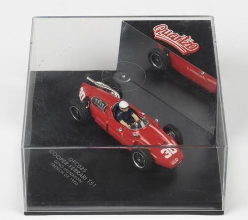 COOPER-FERRARI: A Quartzo 1:43 scale COOPER-FERRARI T51 (QFC025) as raced by Gino Munaron at the 1960 French Grand Prix. L.E '2494'/2500
