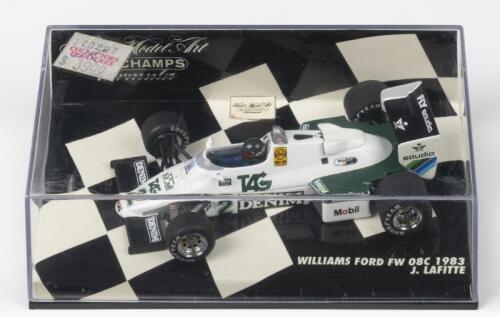 WILLIAMS: A Paul's Model Art/MINICHAMPS 1:43 scale 1983 WILLIAMS FORD FW 08C as raced by J.LAFITTE