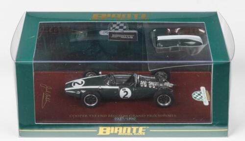 BRABHAM: A 1:43 scale BIANTE Cooper T53 1960 BELGIUM&nbsp;GRAND PRIX WINNER as raced to victory by Sir Jack Brabham. Limited Edition of 1,500, numbered '0337'