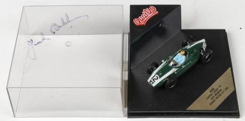 BRABHAM: A Quartzo&nbsp;1:43 scale COOPER T51 as raced by Sir Jack Brabham at the 1959 Grand Prix of Monaco (4099). Sir Jack Brabham signature