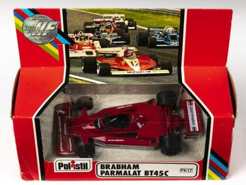 BRABHAM: A Polistil BRABHAM PARMALAT BT45C (FK17). BRABHAM ALFA ROMEO and associated sponsorship decals