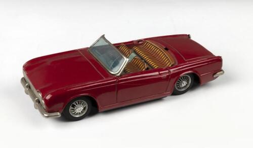 TRIUMPH: A Bandai Triumph TR4 Japanese lithographed tin toy
