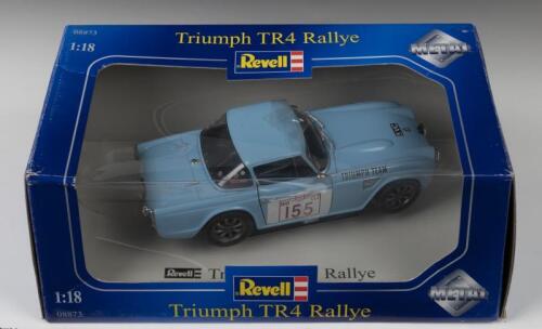 TRIUMPH: A 1:18 scale Revell TRIUMPH TR4 RALLYE
