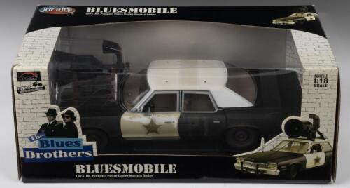BLUESMOBILE: A JOY RIDE 1:18 scale 'BLUESMOBILE' 1974 Mt.Prospect Police Dodge Monaco Sedan. Enlarged siren attachment