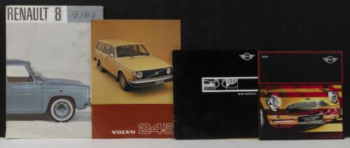 EUROPEAN CARS: A small group of colour&nbsp;European car sales brochures.