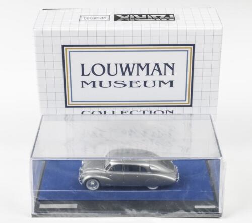 TATRA: A Limited Edition 1:43 scale MATRIX SCALE MODELS (LOUWMAN MUSEUM) 1941 TatraT87&nbsp;in silver. Limited Edition of 408 pieces, numbered '029'