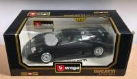 BUGATTI: A 1:18 scale Bburago (DIAMONDS) 1991 Bugatti EB 110 (cod.3055) in black