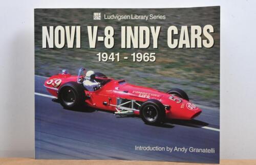 INDY CARS: 'NOVI V-8 INDY CARS 1941 - 1965' softcover book
