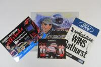 CRAIG LOWNDES: Three items featuring Craig Lowndes. Craig Lowndes, Jamie Whincup signatures.