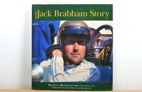 BRABHAM: 'THE Jack Brabham Story' hardcover book by Sir Jack Brabham with Doug Nye