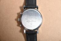 OLIVETTI-LONGINES: A Longines Le Grandes Classiques quartz stainless steel wristwatch. Watch inscribed to back "OLIVETTI-LONGINES to commemorate their 150th Grand Prix Magny-Cours 7.7.1991", working order - 4