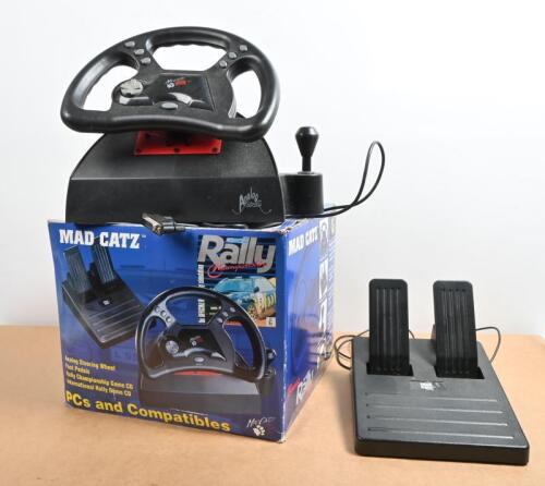 MAD CATZ STEERING WHEEL: A 'MAD CATZ Analog Steering Wheel for PCs & Compatibles'