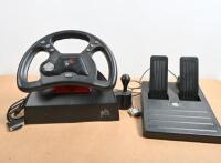 MAD CATZ STEERING WHEEL: A 'MAD CATZ Analog Steering Wheel for PCs & Compatibles' - 2