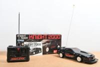 KNIGHT RIDER: A 1/18 scale radio controlled Knight Rider "KNIGHT 2000" by Matsushiro. Appears unused