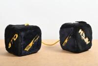 HSV FLUFFY DICE: A HSV GTS/GTO Coupe fluffy dice set