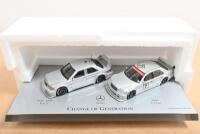 MERCEDES-BENZ: An official Mercedes-Benz "Motorsport" model set - "CHANGE OF GENERATION". 1990 - 1993 Evo 2 and 1994 C Class. Limited Edition 393/403 - 2