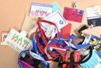 MOTOR SHOWS: A collection of lanyards and passes for various International motor shows. Earls Court, Melbourne, MONDIAL L'AUTOMOBILE', 'NORTH AMERICAN INTERNATIONAL AUTO SHOW' motor show passes - 3