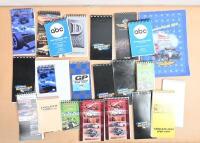 INDYCAR: A group of IndyCar related blank notebooks