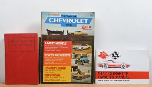 CHEVROLET: Three Chevrolet related publications. 1950 edition of 'CHEVROLET SIX CAR AND TRUCK' by Victor W.Page