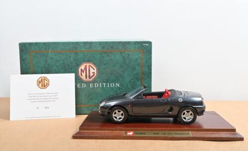 M.G: A 1:18 scale CORGI MGF in charcoal (95105). Limited Edition 594/600