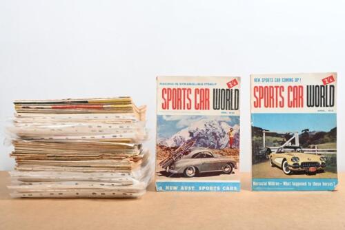 SPORTS CAR WORLD: A collection of 1950's issues of the magazine 'SPORTS CAR WORLD'