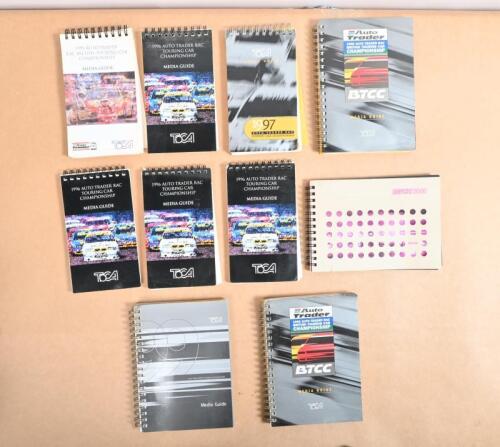 B.T.C.C: A collection of media guides/note books from the AUTO TRADER British Touring Car Championship. Circa 1990's