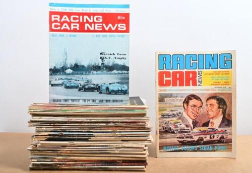 RACING CAR NEWS: A quantity of 'RACING CAR NEWS' magazines from the 1960's & 1970's