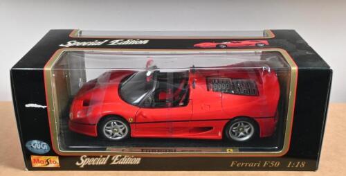 FERRARI: A 1:18 scale Special Edition Maisto 1995 Ferrari F50