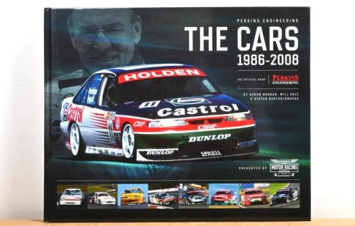 PERKINS ENGINEERING: The Official Book - 'PERKINS ENGINEERING, THE CARS 1986-2008' hardcover book by Aaron Noonan. Aaron Noonan signature