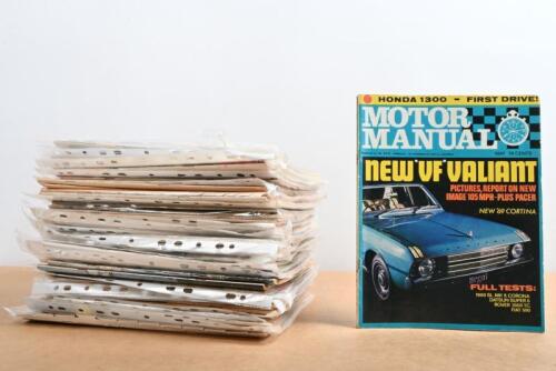MOTOR MANUAL: A quantity of 1960's issues of the magazine 'MOTOR MANUAL'