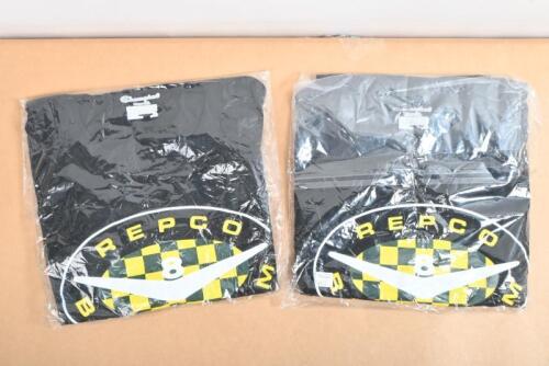 REPCO BRABHAM: Two unused and sealed 'REPCO BRABHAM' Mens 2XL t-shirts by Champion