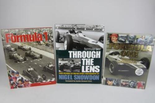 FORMULA 1: Three F1 related books (signed Jody Scheckter)
