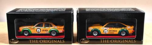HOLDEN: Two 1:43 scale TRAX TORANA RACING models. TR14F Holden Torana L34 as raced by Jansen/Bartlett at 1976 Bathurst & TR28E Holden Torana A9X Hatchback as raced by Jansen/Perkins at 1977 Bathurst
