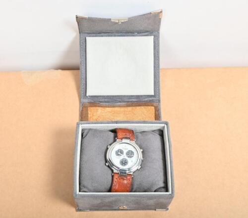 RENAULT SPORT: An official RENAULT SPORT VEGLIA quartz-watch TW STEEL: A TW STEEL Yas Marina F1 Circuit oversized Chronograph watch. Canteen Style. Limited Edition (Battery Replaced, Timed - Working)