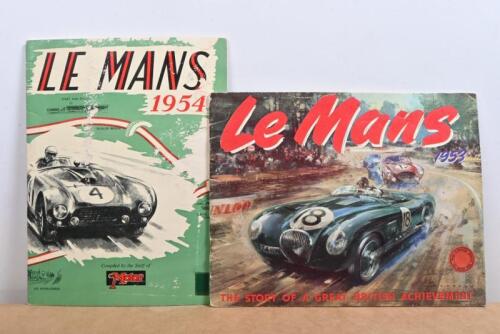 LE MANS: Two 1950's LE MANS booklets. 'LE MANS 1953 - The Story of a Great British Achievement' by D.J. Scannell & 'LE MANS 1954' booklet compiled by the Staff of The Motor