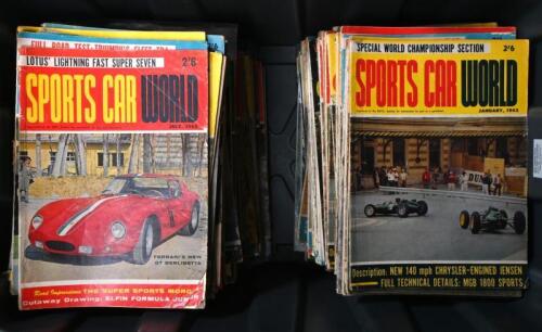 SPORTS CAR WORLD: A large quantity of the Australian magazine 'SPORTS CAR WORLD' from the 1960's