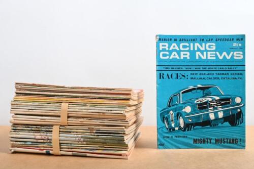 RACING CAR NEWS: A collection of issues of the magazine 'RACING CAR NEWS'. Consecutive years 1965, 1968 - 1969