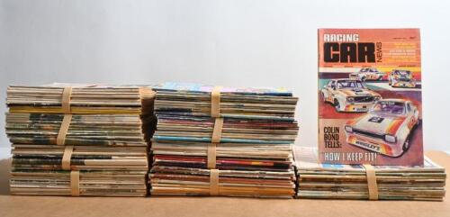 RACING CAR NEWS: A collection of the magazine 'RACING CAR NEWS'. Issues include complete consecutive years 1970 - 1975, 1977 - 1979