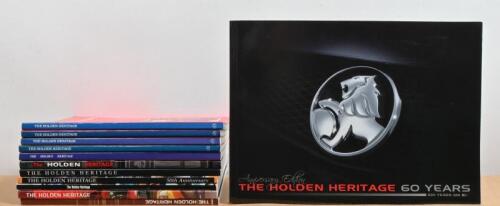 HOLDEN: A collection of 'The HOLDEN HERITAGE' softcover books .Editions 1 - 11, 14th Anniversary Edition