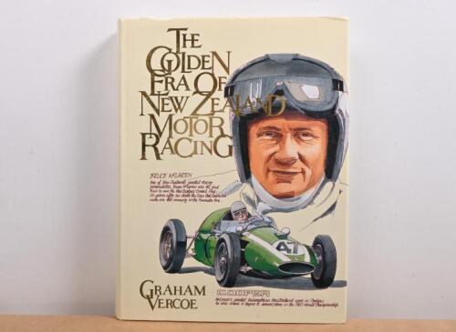 NEW ZEALAND MOTOR SPORT: 'THE GOLDEN ERA OF NEW ZEALAND MOTOR RACING' hardcover book by Graham Vercoe. First Edition