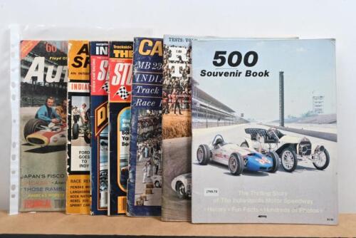 AMERICAN RACING: A group of publications related to American racing. August 1966 edition of Auto Topics with ''66 INDIANAPOLIS "500"' detail
